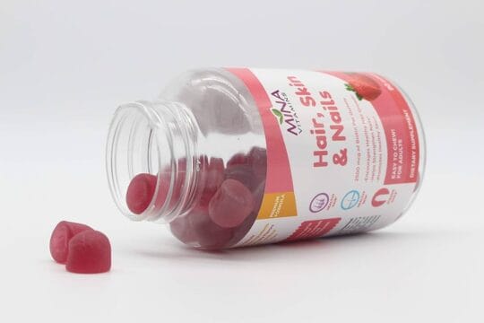 Amazon.com: MinaVitamins Hair Gummy Vitamins – Boosted with Biotin ...