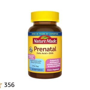 Amazon.com: Nature Made Prenatal Vitamin + DHA Softgels with Folic ...